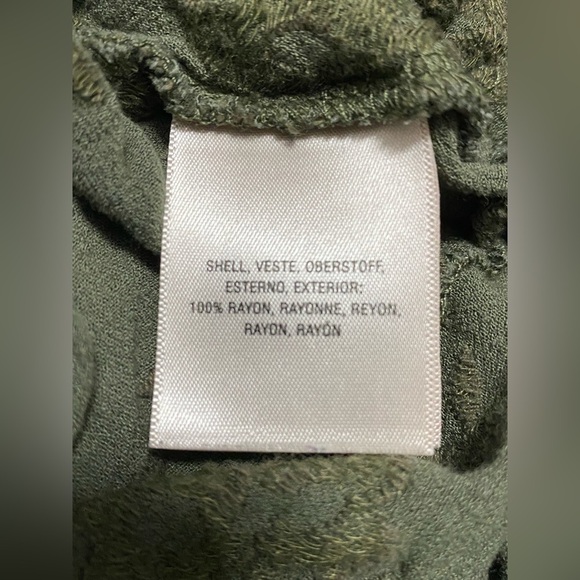 Anthropologie Saturday Sunday Zip Up Embroidered Gray/Green Hoodie in Size Small - Picture 9 of 13